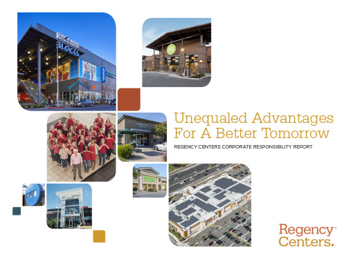 Regency Centers - 2017 Corporate Responsibility Report Cover