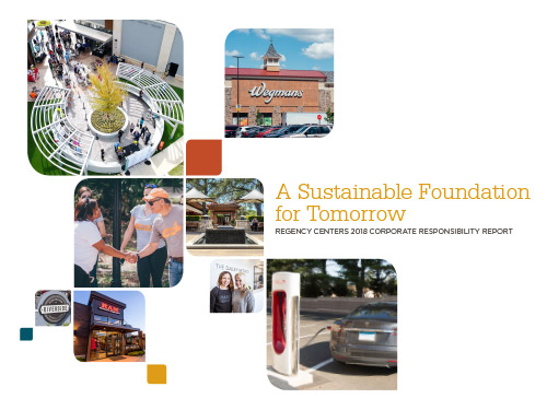 Regency Centers - 2018 Corporate Responsibility Report Cover