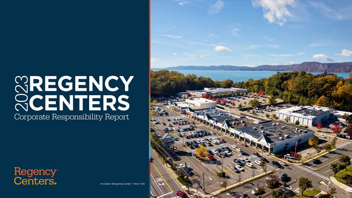 Regency Centers 2023 Report Cover
