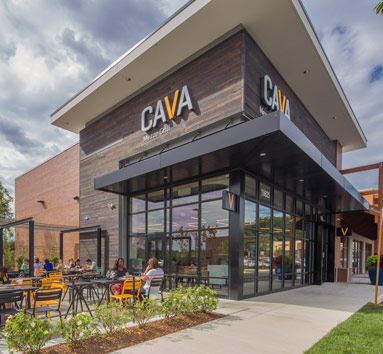 Cava Storefront at Belmont Chase